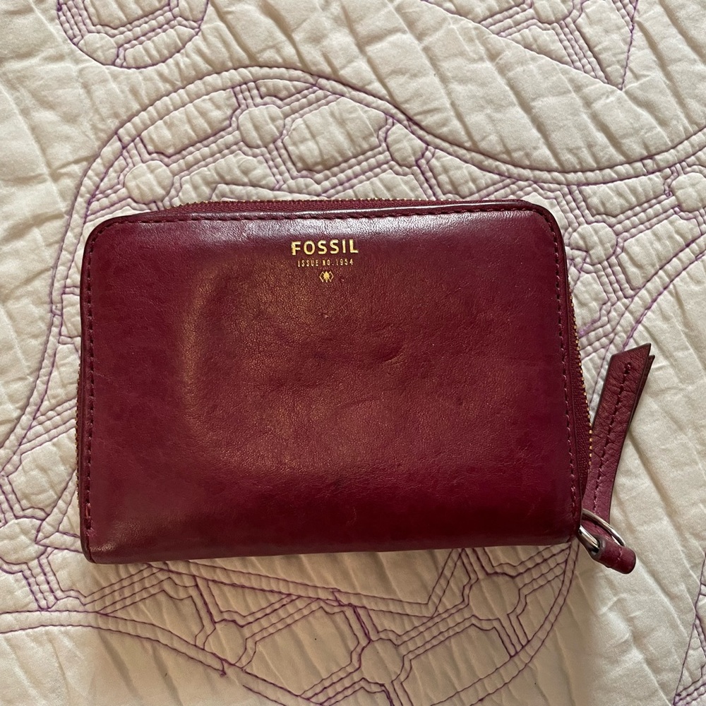 Fossil Colorblock Zip Wallet - image 1